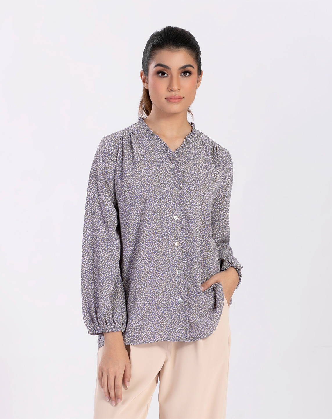 LENORA BLOUSE IN OLIVE